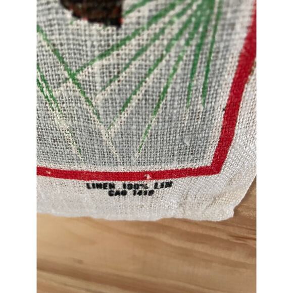 Vintage Linen Tea Towel/Wall Hanger. Canada. Bird house Birds. 1979 Calendar - Picture 2 of 4